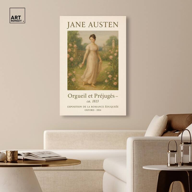 Lady in Austen's World Canvas by Art Remedy, Gallery Wrapped