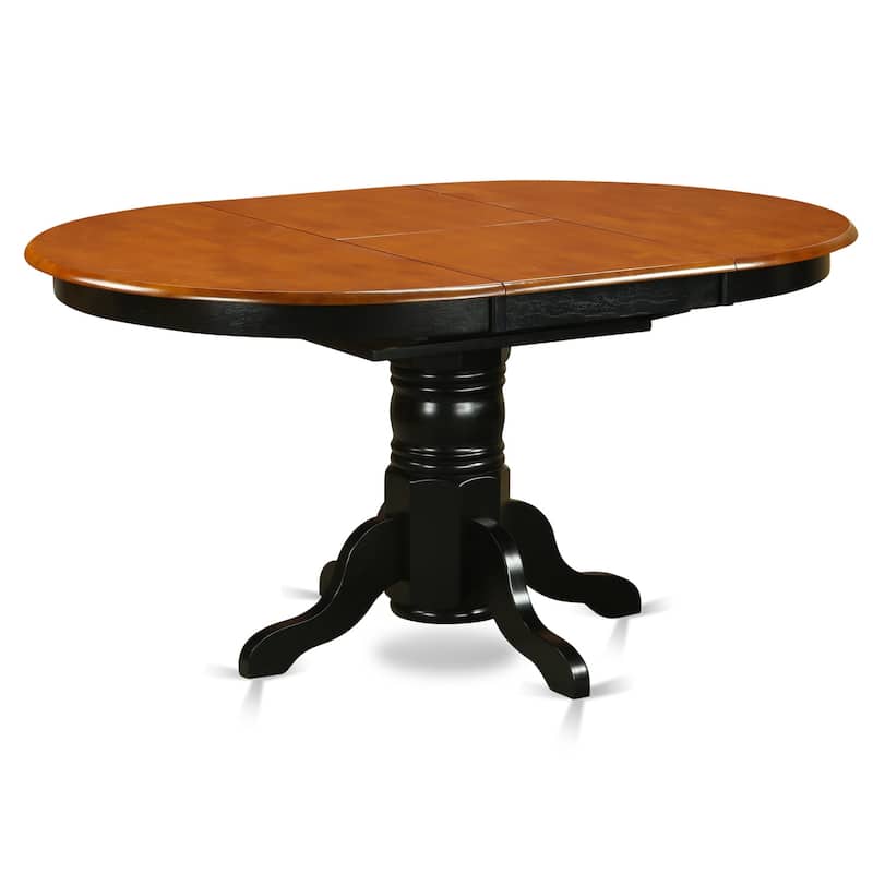 Coastal Craftsman Dinette Set - 5 Piece Table & Chairs - Black Cherry Finish - Kitchen Dining Room Furniture