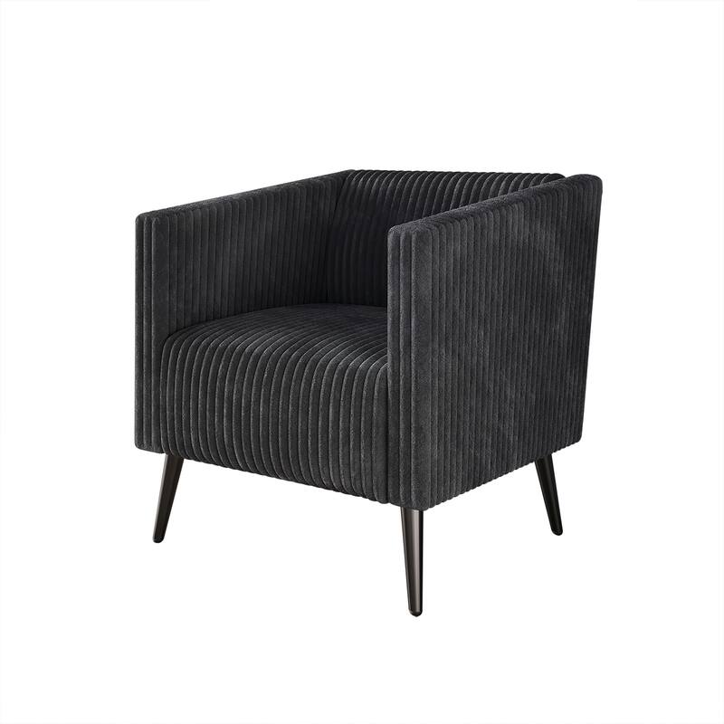 CraftPorch Corduroy Modern and Glamorous Velvet Upholstered Arm Chair