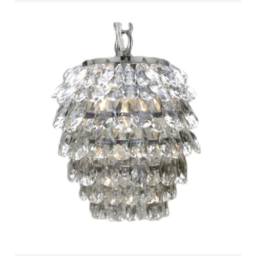Crystal 1 Light Pendant Chandelier Lighting - Chandeliers For Bedrooms by Overstock.com