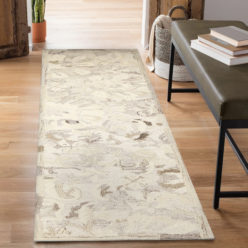 Liora Manne Hana Flora Indoor Rug Natural