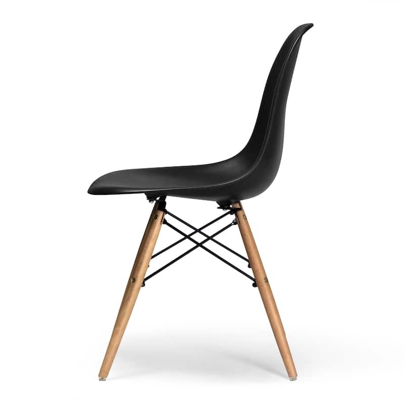 Paris-2 Side Chairs with Natural Legs (Set of 2)