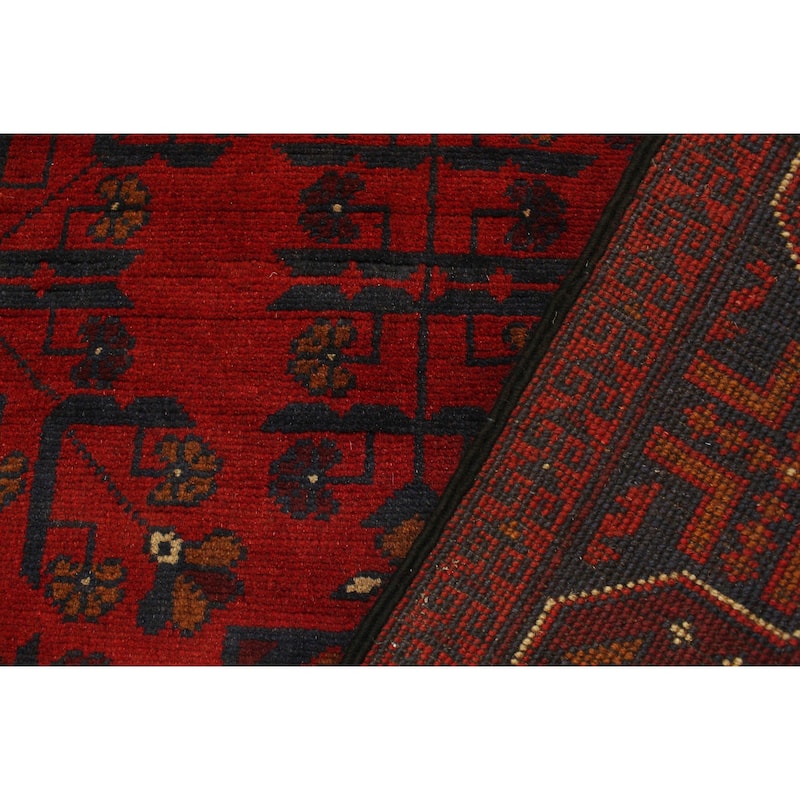 Southwestern Biljik Khal Mohammadi Kye Red/Blue Runner - 2'6'' x 9'5''