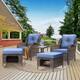 Option Blue-Brown Rattan