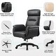 preview thumbnail 5 of 16, Eureka Ergonomic Leather Executive Swivel Office Chair Adjustable Home Sofa Chair, High Back Pillow Back