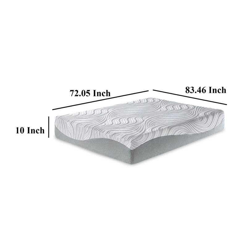 Meny California King Mattress, Memory Foam, Body Support 10 Inch