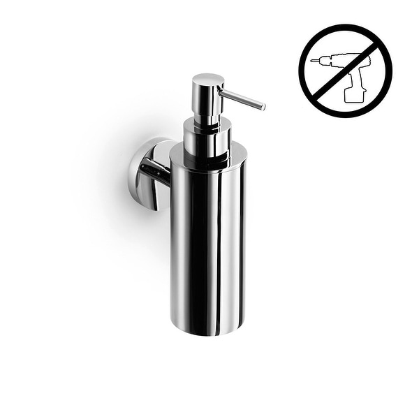 WS Bath Collections Duemila 5503-G Wall Mounted Brass Soap Dispenser - Polished Chrome