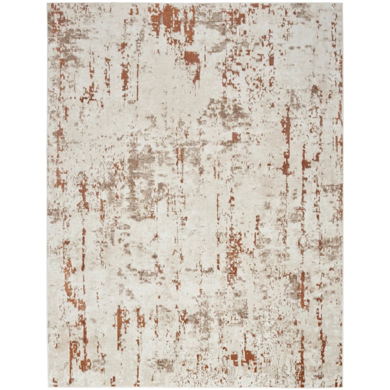 Nourison Concerto Modern Abstract Distressed Area Rug.