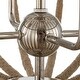 preview thumbnail 10 of 9, Uttermost Lovelock 4 Light Rope Empire Chandelier - 27.5"W x 27.5"D x 24.25"H