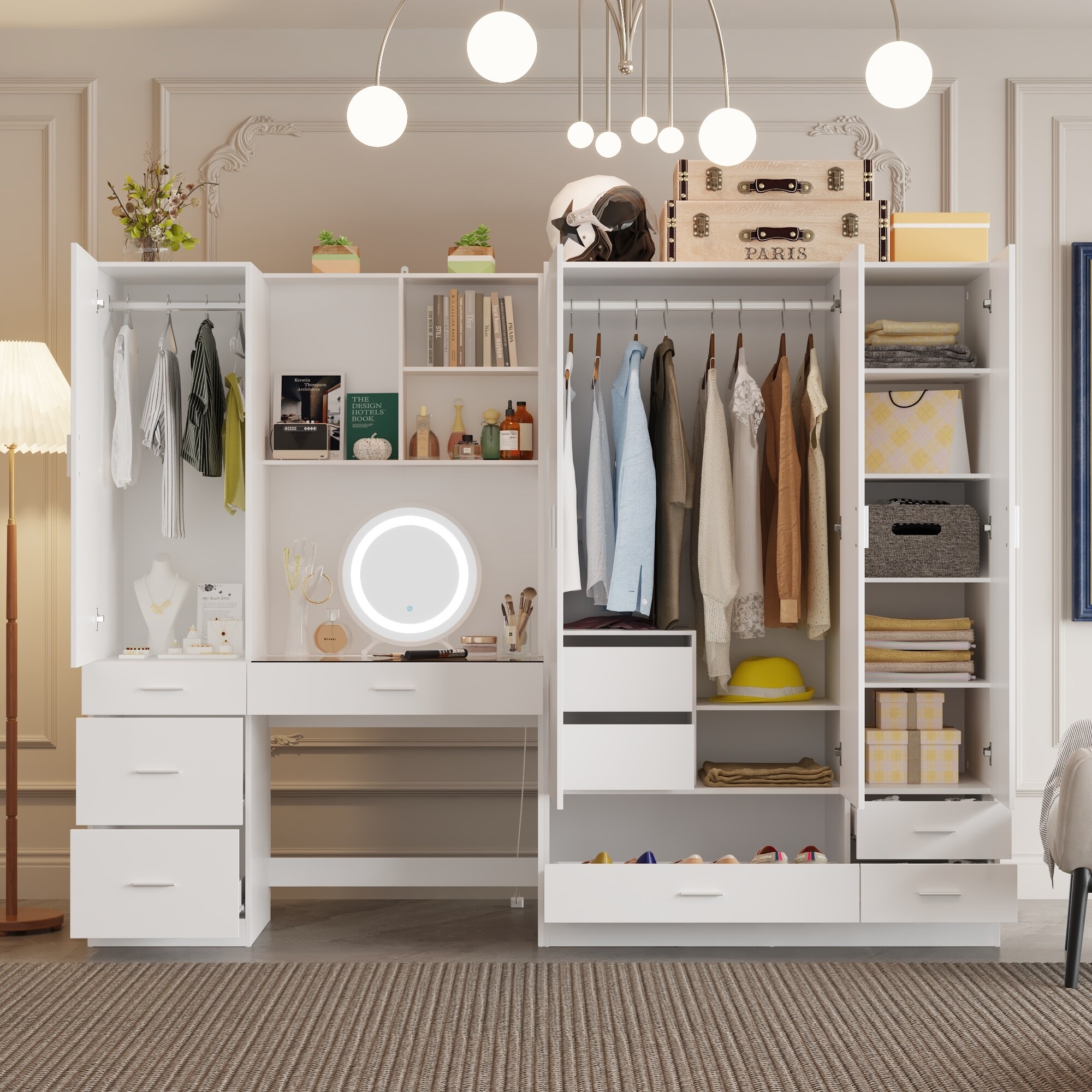 Changing table and wardrobe set discount