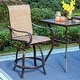 preview thumbnail 19 of 23, MAISON ARTS 3/5-Piece Patio Bar Stool Set of 1 Bar Table & 2/4 Textilene Swivel High Bar Stools