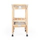 preview thumbnail 15 of 33, Butler Selena Blue & White Rattan Bar Cart