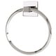 preview thumbnail 1 of 4, Alno Contemporary II 6 Inch Wall Mounted Towel Ring Polished Chrome
