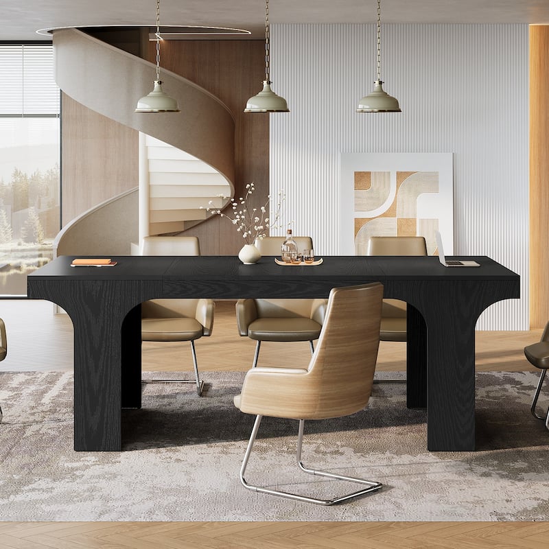 Large Executive Conference Table, Office Meeting Table, Boardroom Computer Writing Desk Workstation Accent Table