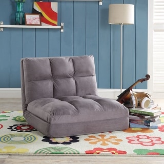 Loungie Microsuede 5-position Convertible Flip Chair/ Sleeper