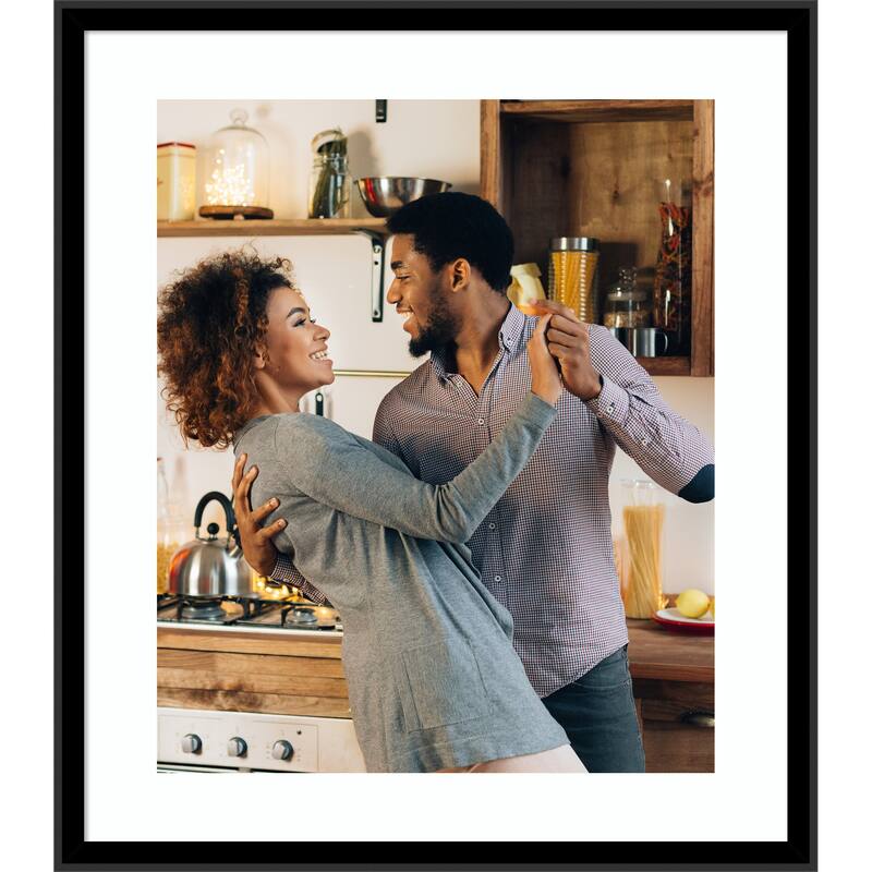 Incline Picture Frame, Photo Frame - 20x24 Matted to 16x20 - Incline Black