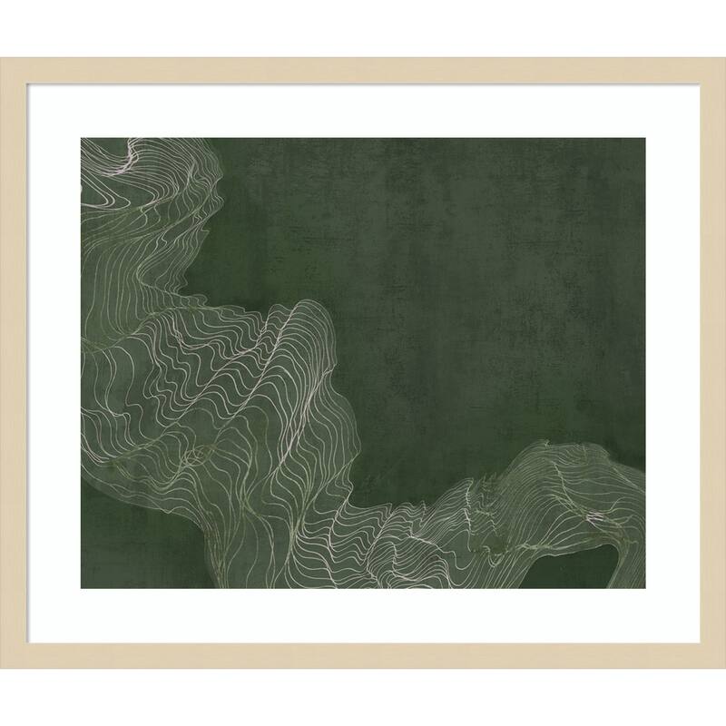 Mosslight by PI Studio Wood Framed Wall Art Print