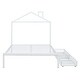 preview thumbnail 8 of 43, Full Size House Shaped Metal Platform Bed with Drawers