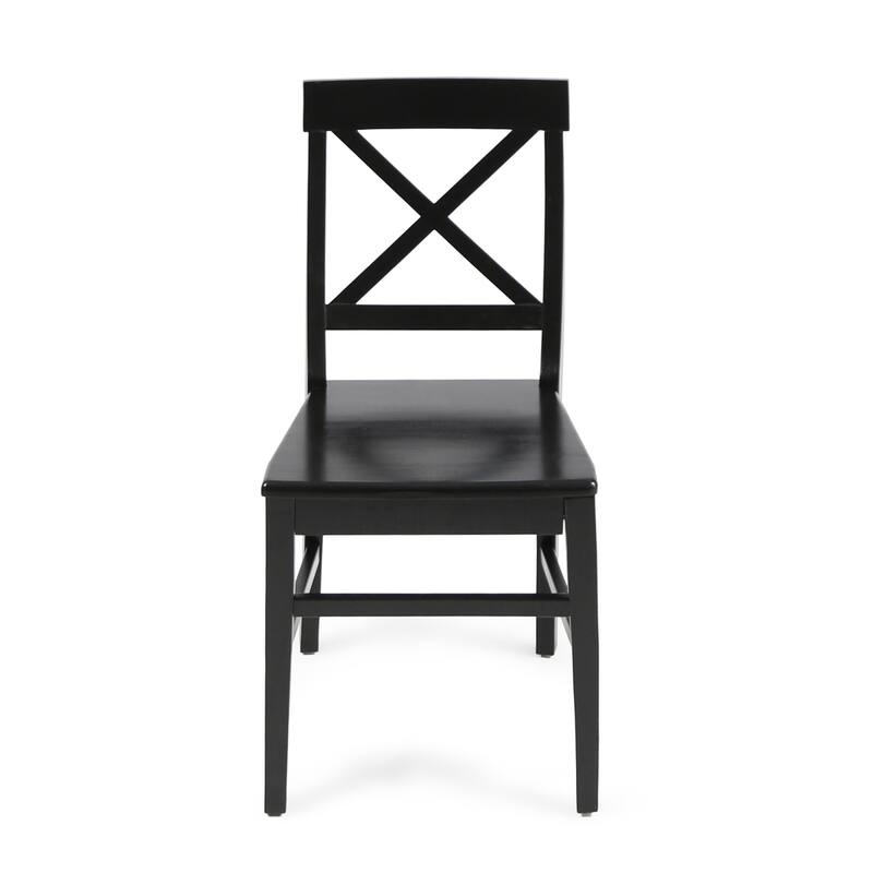 Roomfitters Farmhouse Acacia Wood Dining Chairs, Set of 2, Stylish and Durable Design, Perfect for Dining Room and Kitchen