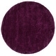 preview thumbnail 136 of 184, SAFAVIEH Santa Monica Shag Einara 2-inch Thick Area Rug 6'7" Round - Purple - Round