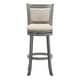 preview thumbnail 23 of 49, Verona Panel Back Linen Swivel 29-inch High Back Bar Stool by iNSPIRE Q Classic