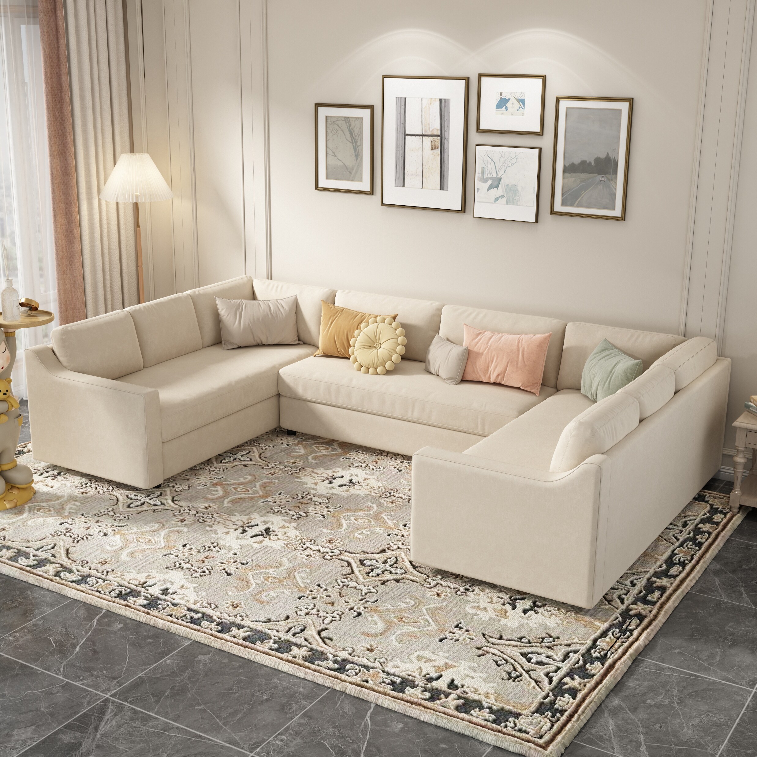 Large shop sectional couch