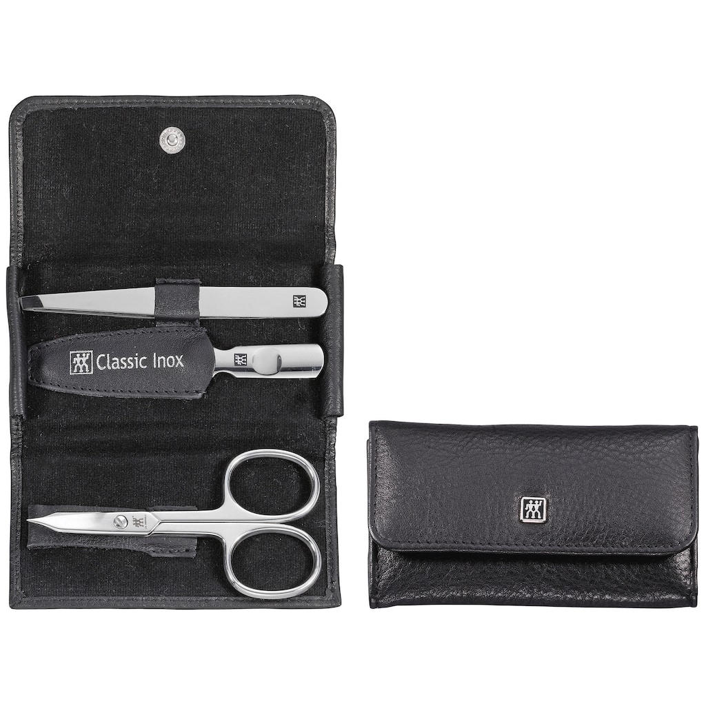 ZWILLING Beauty Classic Inox 4-pc Manicure set with Leather Case