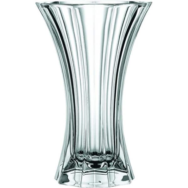 Nachtmann Saphir Crystal Vase - 7.1"H