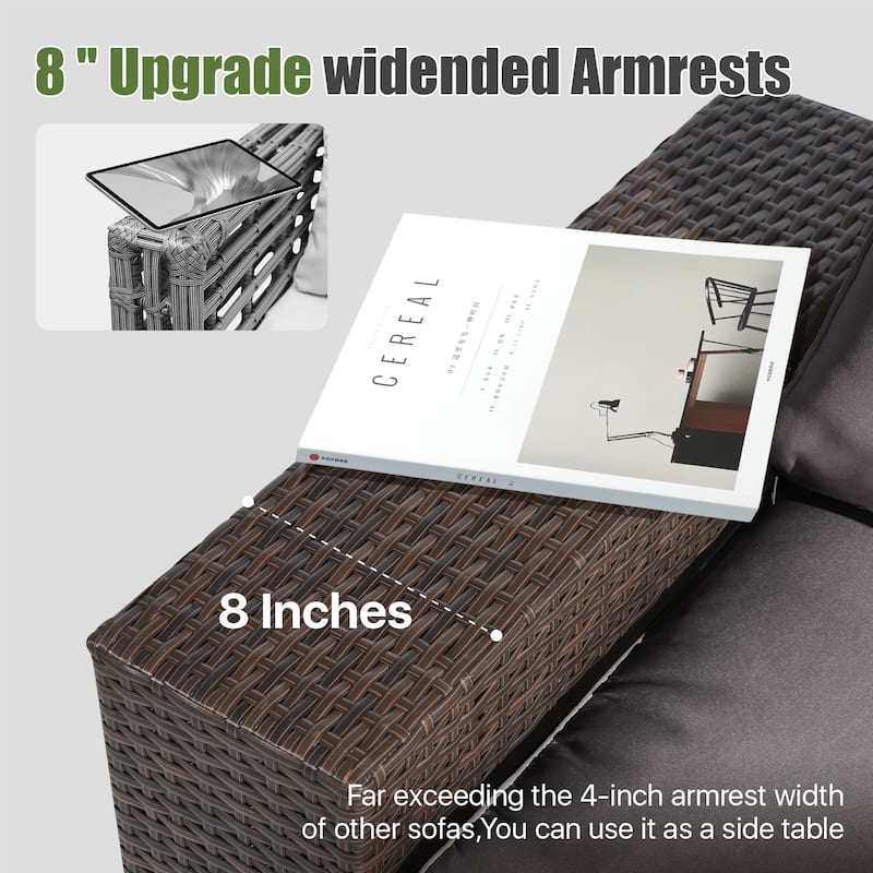 Patio Furniture Set , Outdoor Sectional Sofa Set