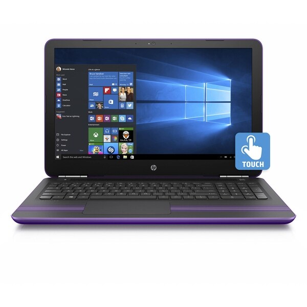 Manufacturer Refurbished - HP Pavilion 15-AW068NR 15.6" Touch Laptop AMD A9-9410 2.9GHz 4GB 1TB Windows 10