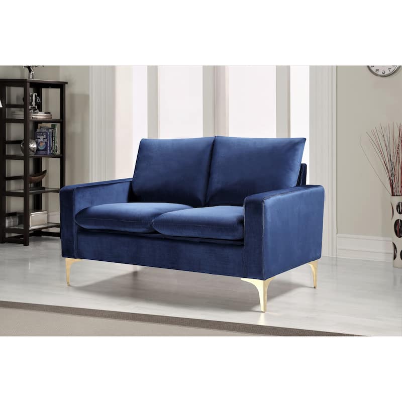 Buchan 54.7'' Velvet Square Arm Loveseat