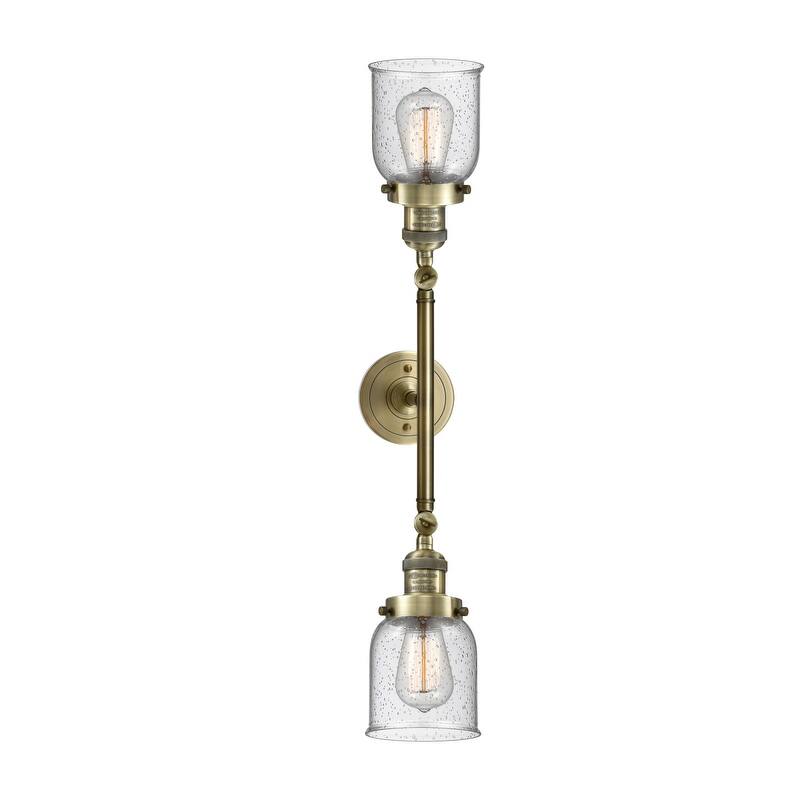 Innovations Lighting Small Bell 2 Light 23" Wide Bathroom Vanity Light