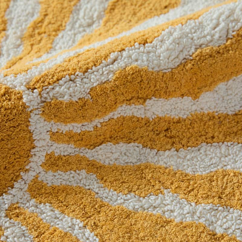 Becky Cameron 100% Cotton Modern Patterned Bath Mat