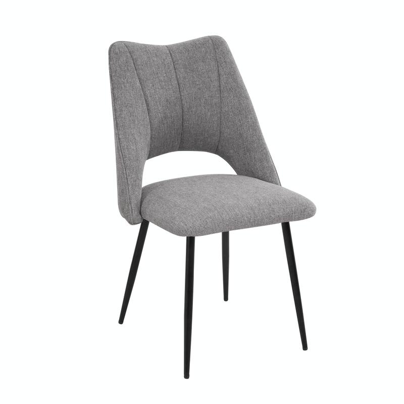 4-Chair Set Combination, Modern and Simple with High Resilience Filling, Metal Legs, Adjustable Feet