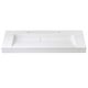 preview thumbnail 22 of 32, Vera Rectangular White Composite Stone Console Bathroom Vanity Sink