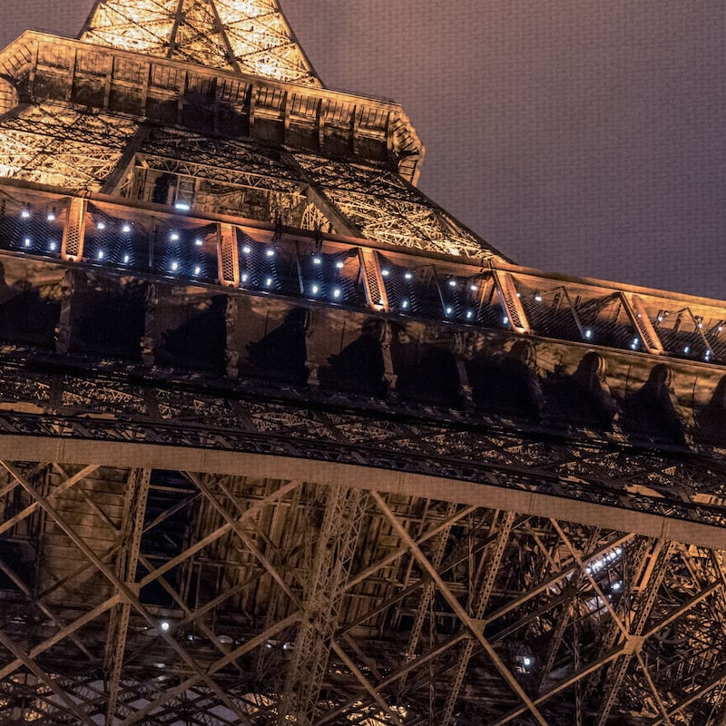Twilight Eiffel by Chris Coudron Canvas Art Print