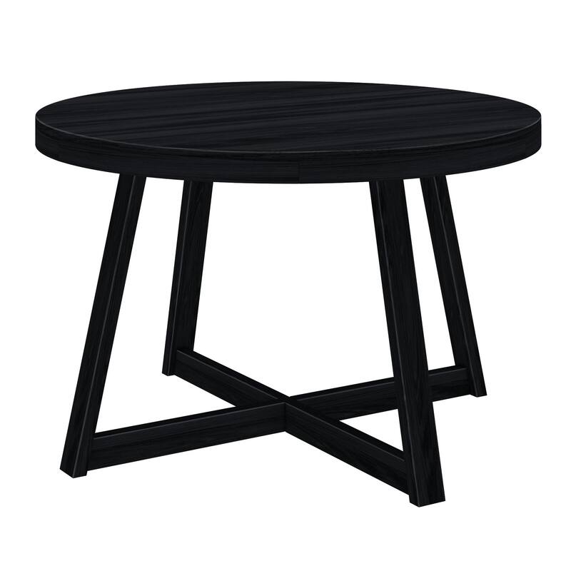 Plank and Beam Classic Solid Wood Round Dining Table - 47"