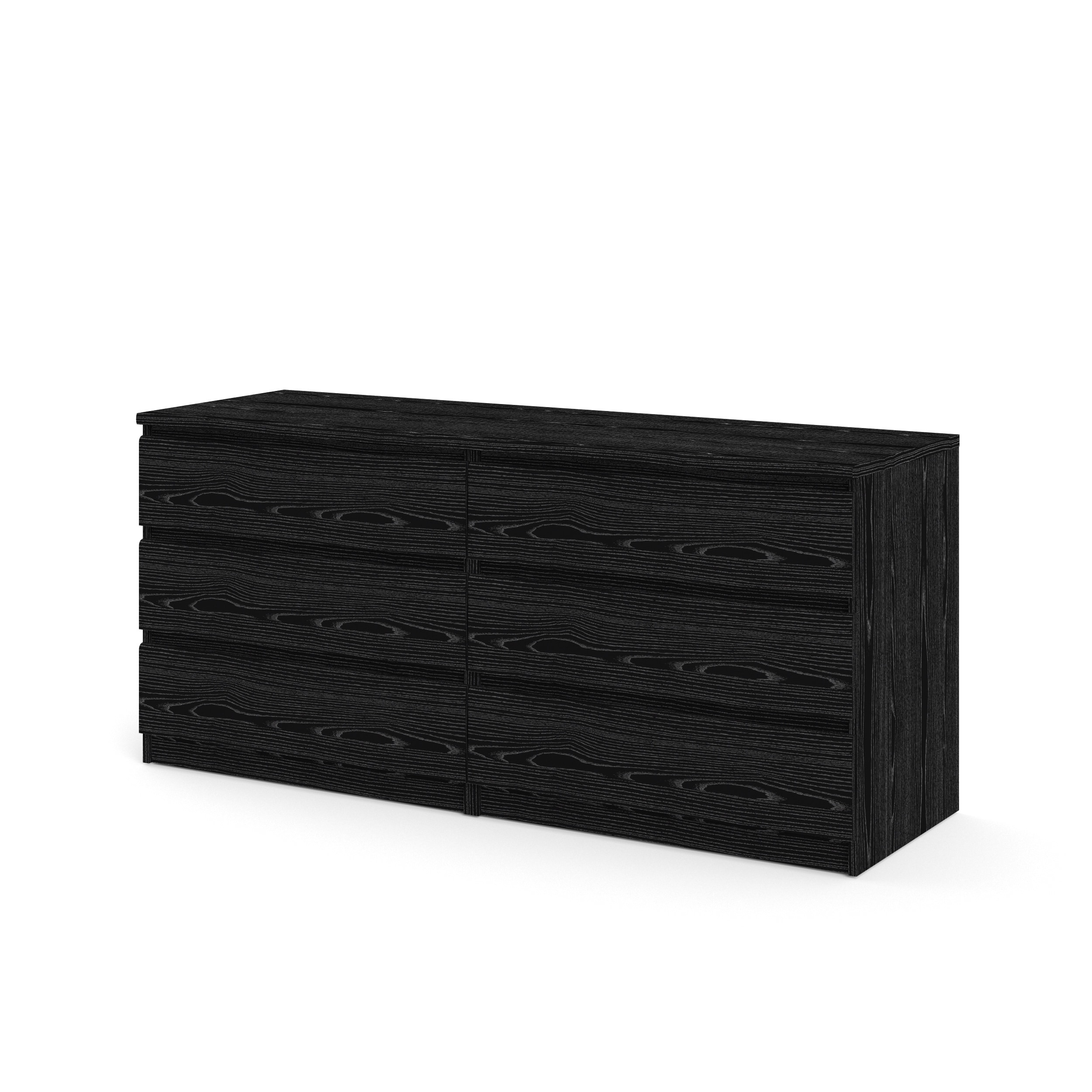 セブンイレブン 冬ギフト カタログ - Black Dresser, Double 6-Drawer Laguna Bed Beyond & Bath トップス