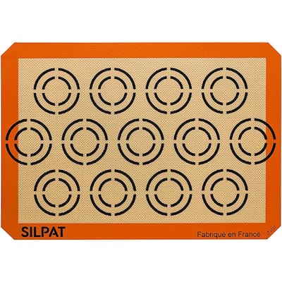 Silpat AE420295-12 Perfect Cookie Non-Stick Silicone Baking Mat, 11-5/8" x 16-1/2"
