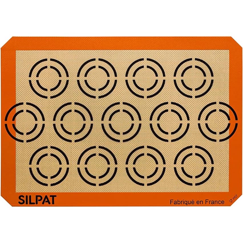 Silpat AE420295-12 Perfect Cookie Non-Stick Silicone Baking Mat, 11-5/8" x 16-1/2"