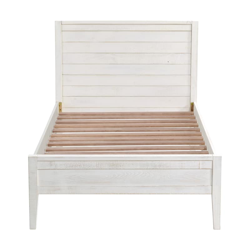 Windsor Panel Wood Twin Bed