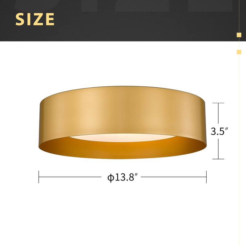 11Inch/ 14 Inch /20 Inch Flush Mount Ceiling Light with Frosted Glass Shade