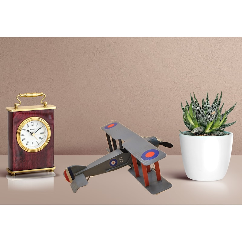 Spitfire Vintage Fighter Plane Ww1 Ww2 Model Airplane Die Cast