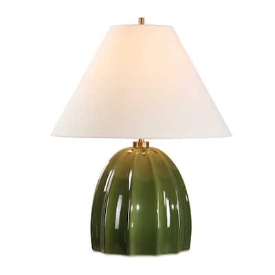 Uttermost Renna Moss Green Table Lamp - N/A