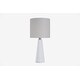 preview thumbnail 80 of 106, 16-in. Glass Lamp w/ Brushed Nickel Accents and Drum Shade