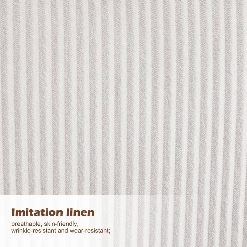 2 Set Upholstered Lounge Arm Chair with Pillow - Set of 2