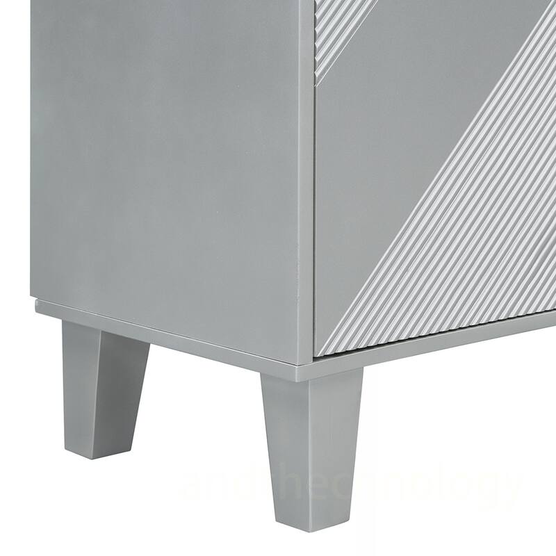 Geometric Patterns MDF Cabinet