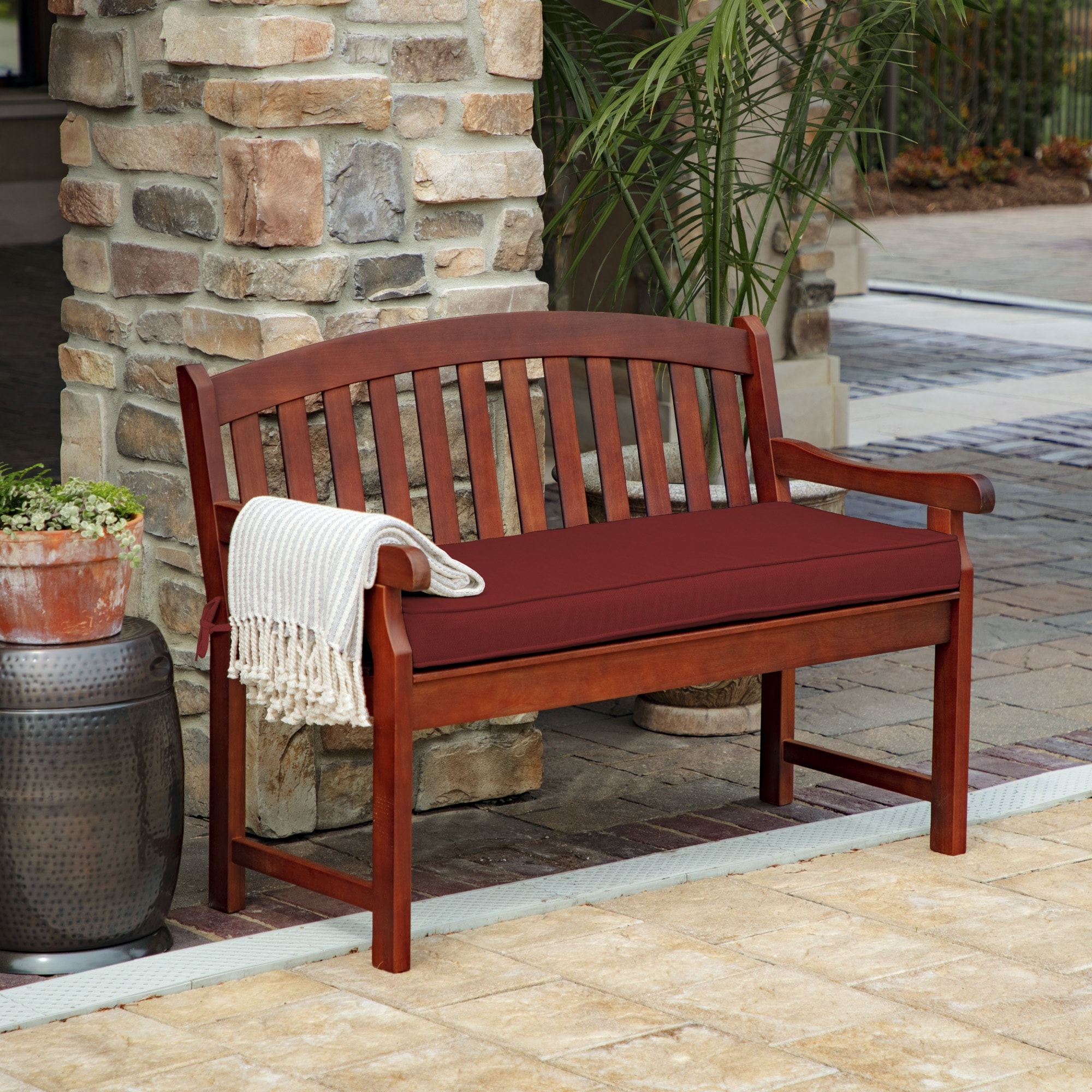 Garden bench cushion covers deals