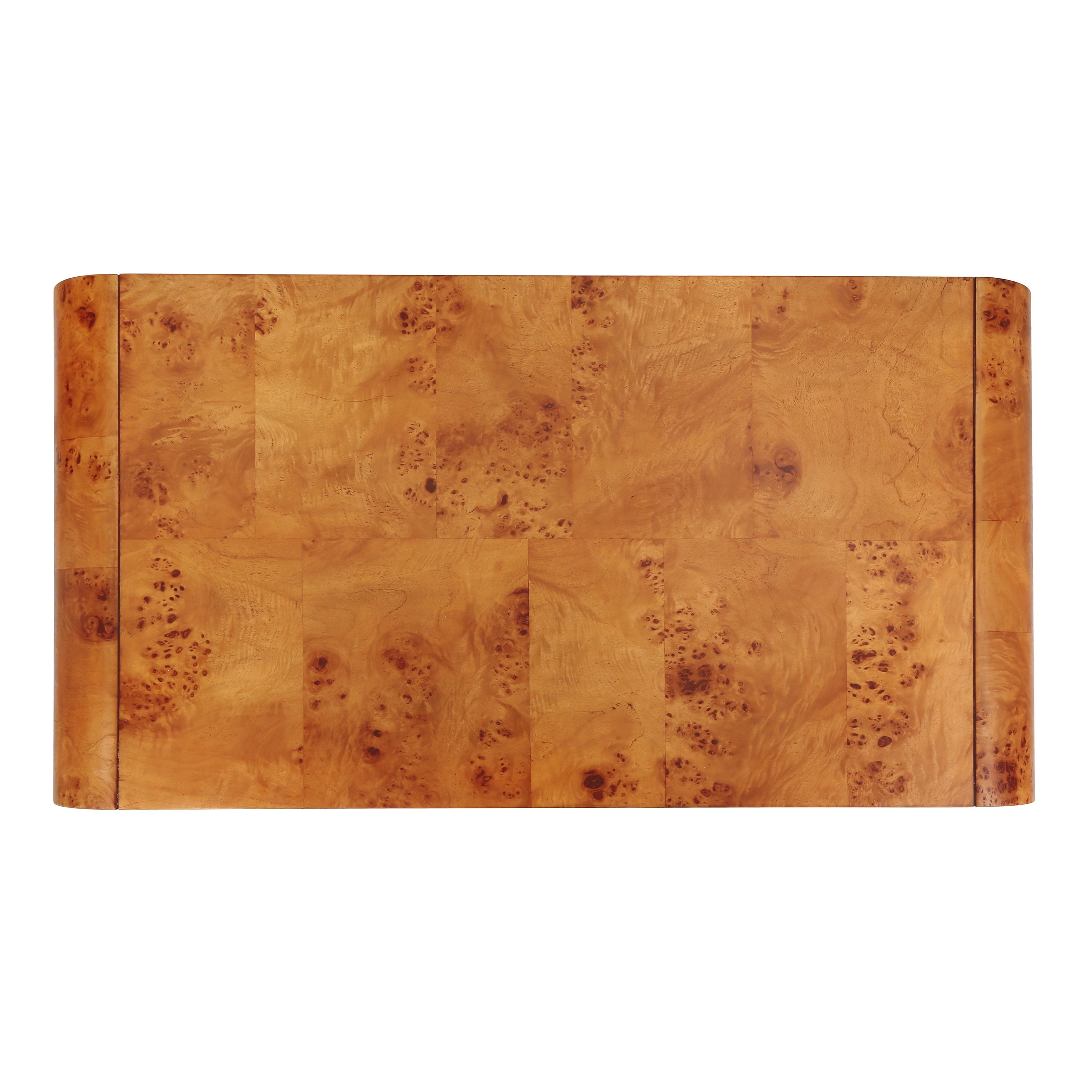 NPD Furniture Adriel Burl Wood Coffee Table