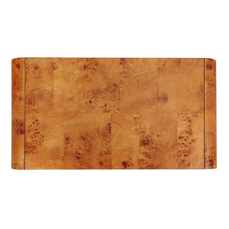 NPD Furniture Adriel Burl Wood Coffee Table
